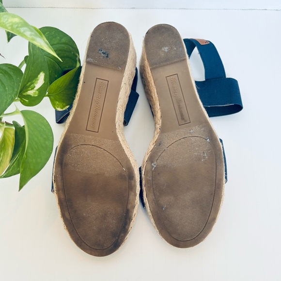 Tommy Bahama Blue and Brown Wedge Sandals - Picture 8 of 8